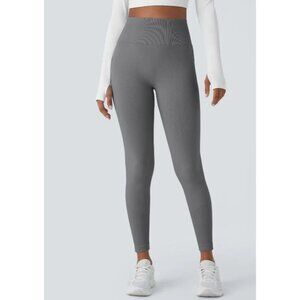 Halara Seamless Flow Butt Lifting Yoga Leggings Eiffel Tower Size XS 7/8 NWT 107